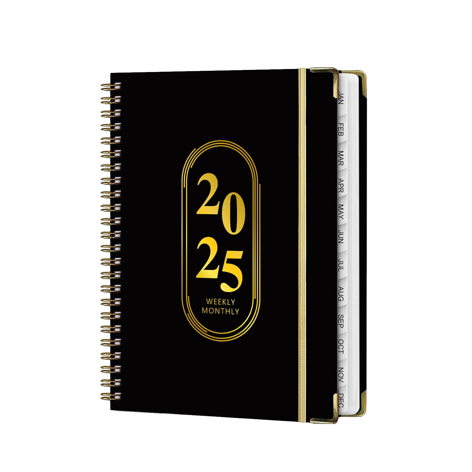 2025 Planner Weekly And Monthly Planner Spiral Bound, January 2025 December 2025, Hardcover