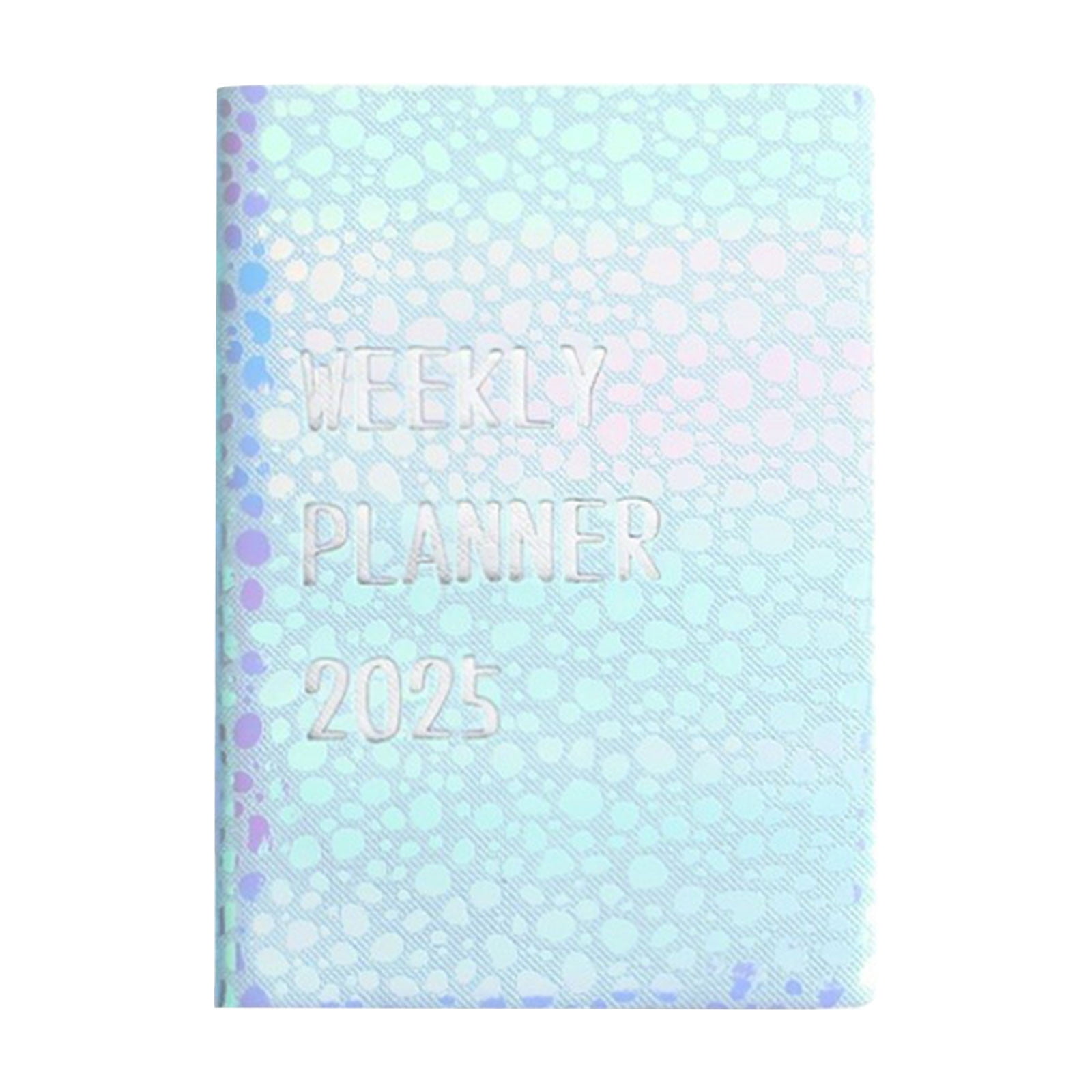 2025 Planner Weekly and Monthly A7 Calendar Book with Glitter Hardcover