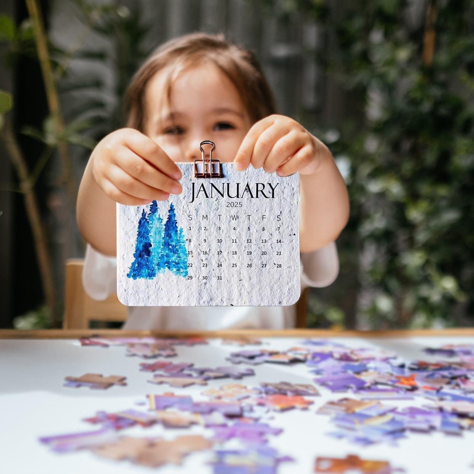 2025 Plantable Seed Calendar, EcoFriendly Greenery Planner with