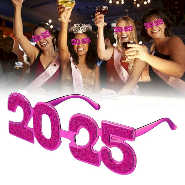 2025 Plastic Glasses Happy New Year's Eve Glasses Graduation 2025 Class