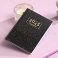 thumbnail image 1 of 2025 Pocket Planner, A7 Weekly and Monthly Planner with Monthly Tabs from Jan 2025 - Dec 2025, Small Hardcover Calendar Planner Notebook for School & Office Schedule, 3"×4.1", Black, 1 of 7