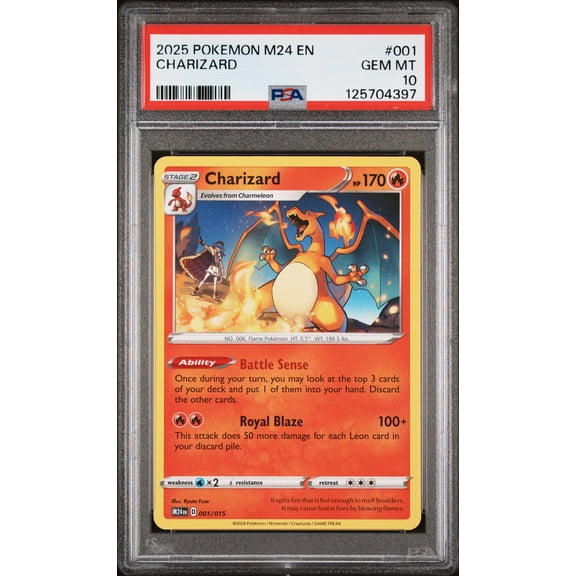 2025 Pokemon M24 EN-Mcdonald's Collection Charizard PSA 10 #001
