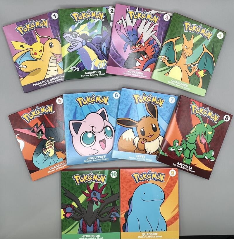 Gengar Stickers 10 Pack – Pokemon Random Assortment, Made In USA