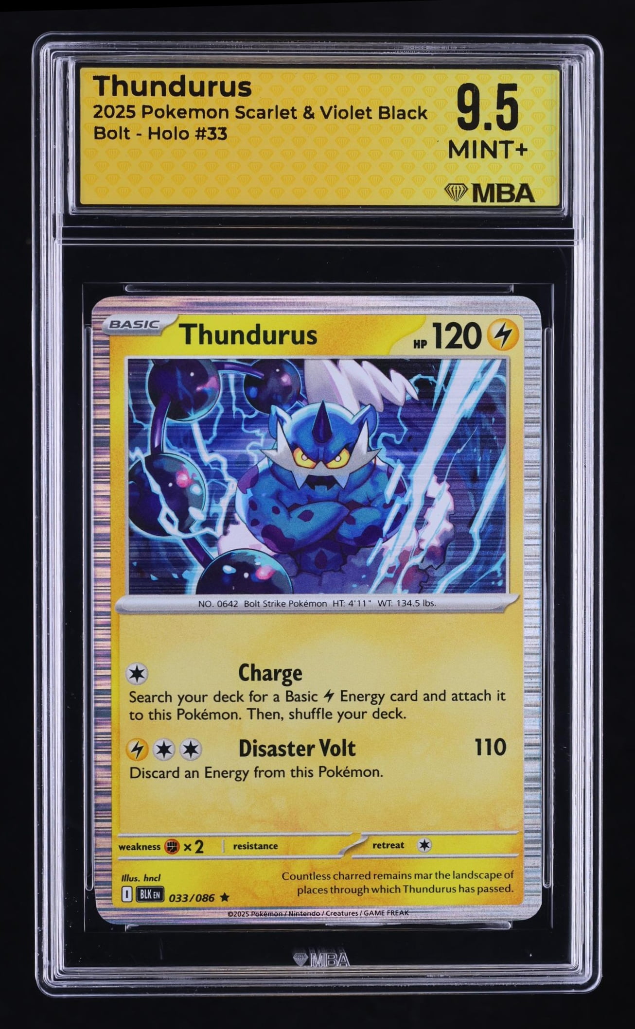 thundurus pokemon card price SV11B] 036/086RMaster Ball Reverse Holo RarityRare Hit Points120 HP Colorless Charge Search your deck for a Basic Lightning Energy card and attach it to this Pokmon Turtonator Pokemon Card