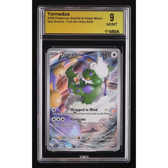 2025 Pokemon Scarlet & Violet Black Star Promo Tornadus Holo MBA 9 #210