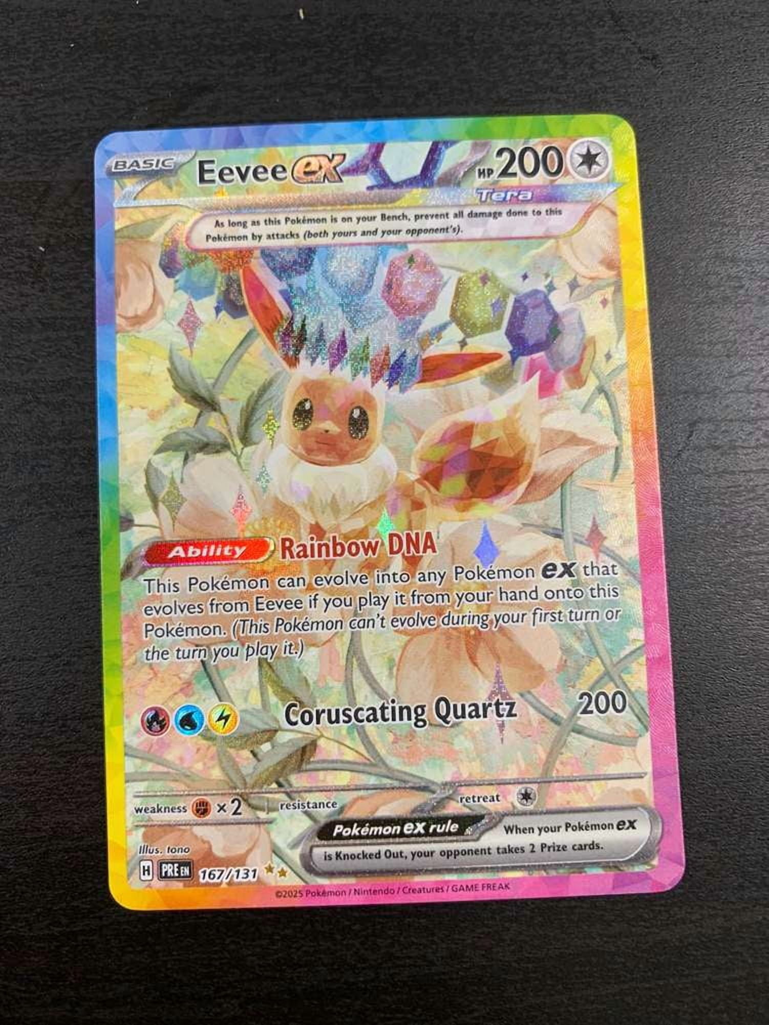 eevee pokemon card price Bundle - Guaranteed 1 Ultra Rare - 5 Eeveelution Holofoil Cards If heads Pokemon Card Eevee Evolution