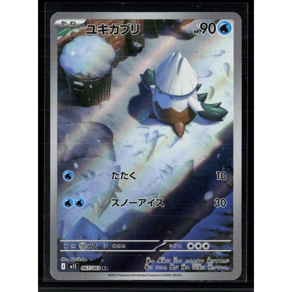2025 Pokemon Scarlet & Violet White Flare Snover Secret Rare Holo Japanese 67/63