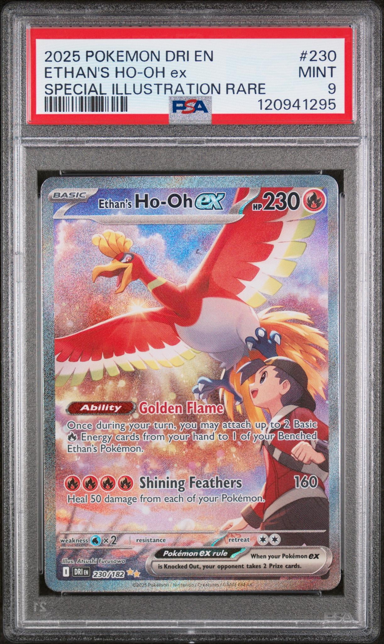 2025 Pokemon Scarlet and Violet Destined Rivals Special Illustration Rare Ethan's Ho-Oh Ex #230 PSA 9 - Walmart.com 2025 Pokemon Scarlet and Violet Destined Rivals Special Illustration Rare Ethan's Ho-Oh Ex #230 PSA 9 - Walmart.com