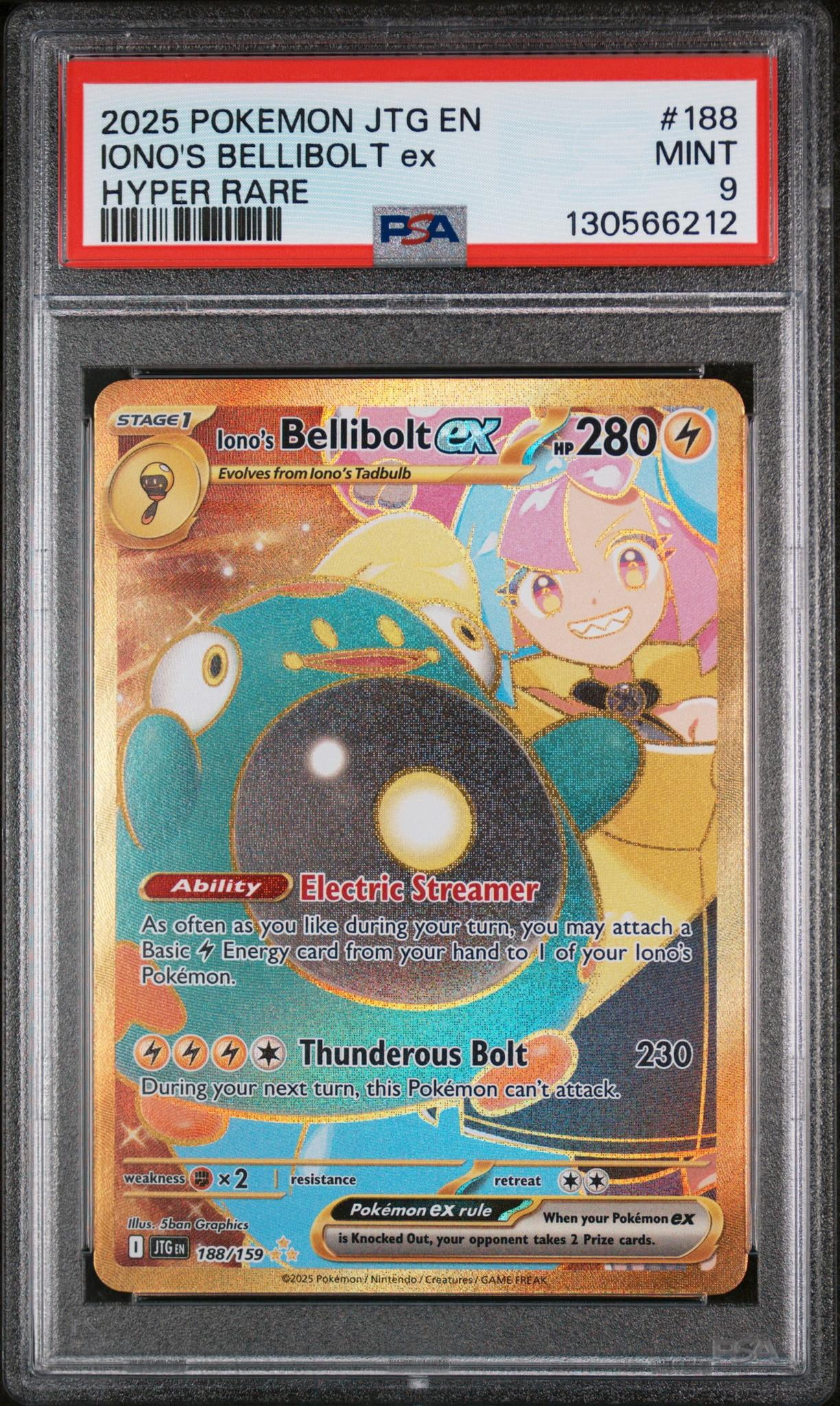 iono rare card Pokemon Scarlet and Violet Paldean Fates Iono #237/091 Special Illustration  Rare Holo Trading Card