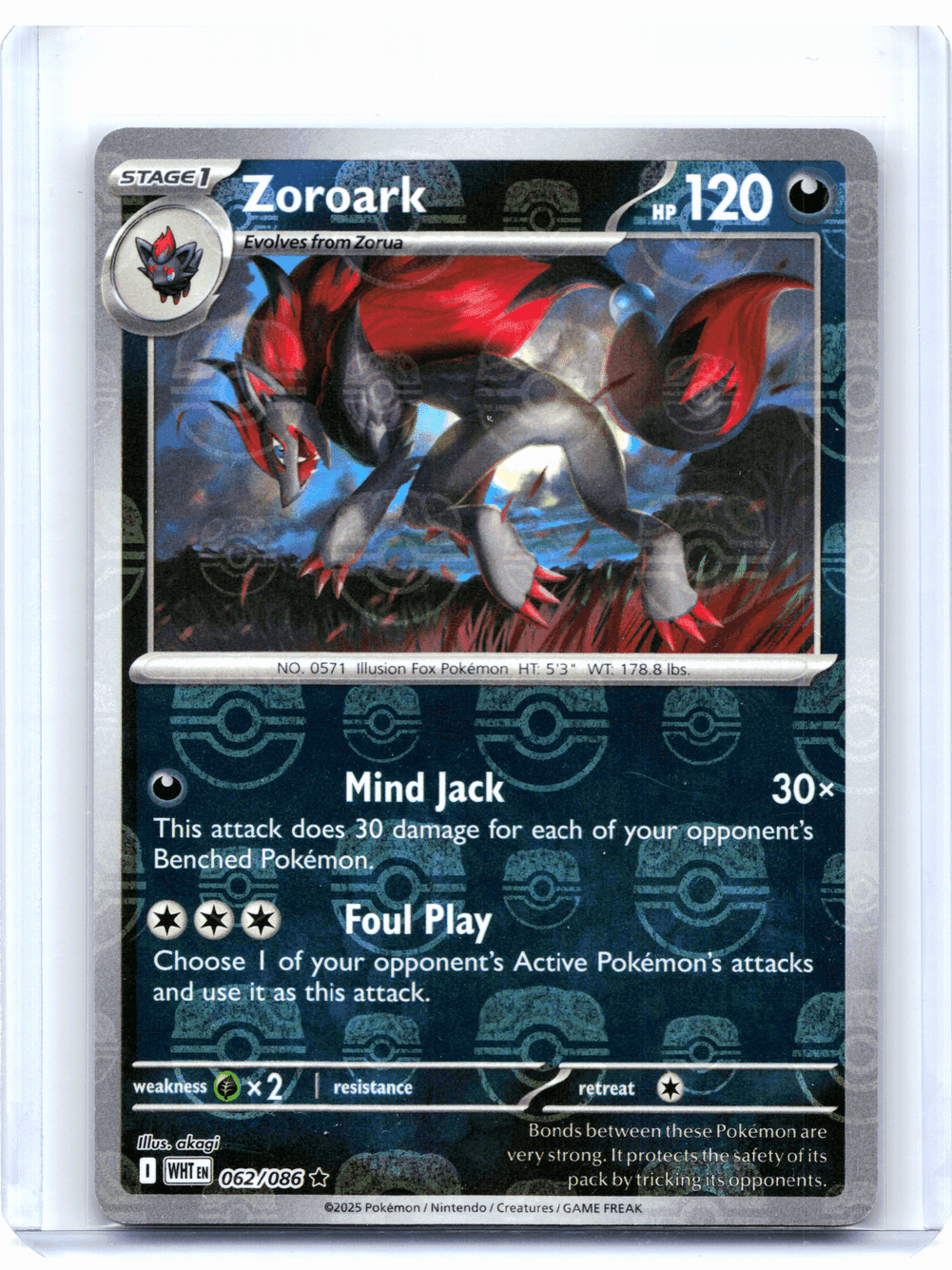 Hisuian Zoroark Card