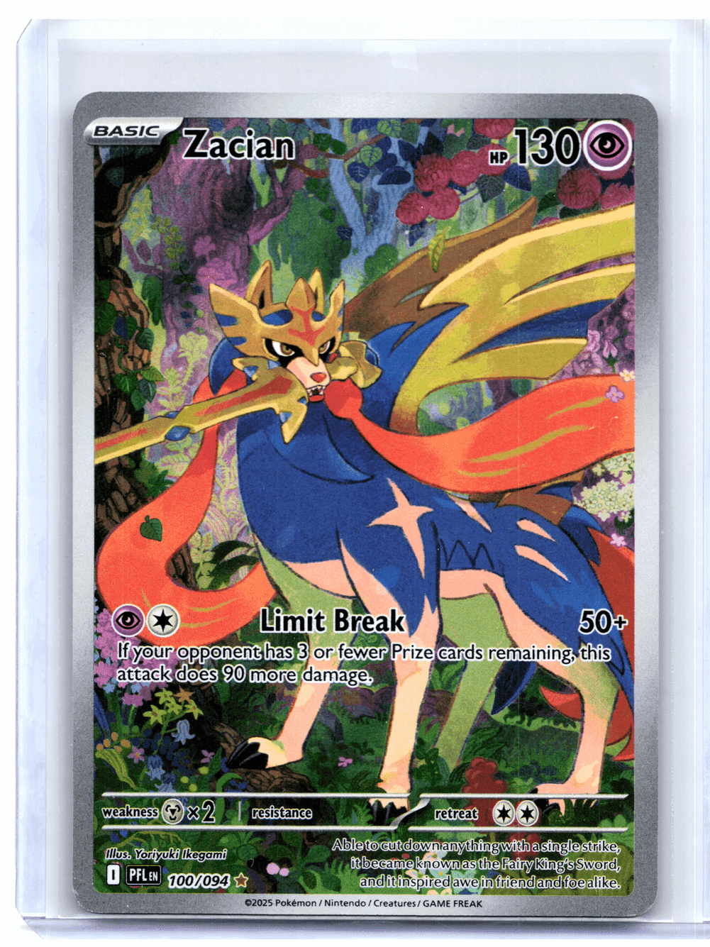 zacian pokemon card vmax  V 195/202  Sword & Shield  Full Art  Ultra Rare If you use this Ability Zacian V - VMAX Climax