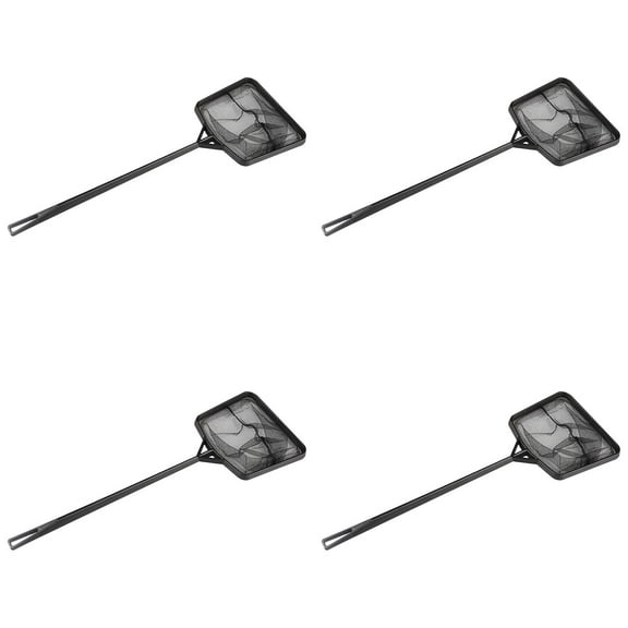 2025 Pool Skimmer Net - 27CM Fine Mesh Leaf Rake with Durable Handle - Mini Pool Cleaning Net for Inflatable/Kiddie Pools, Ponds & Hot Tubs - 4PCS