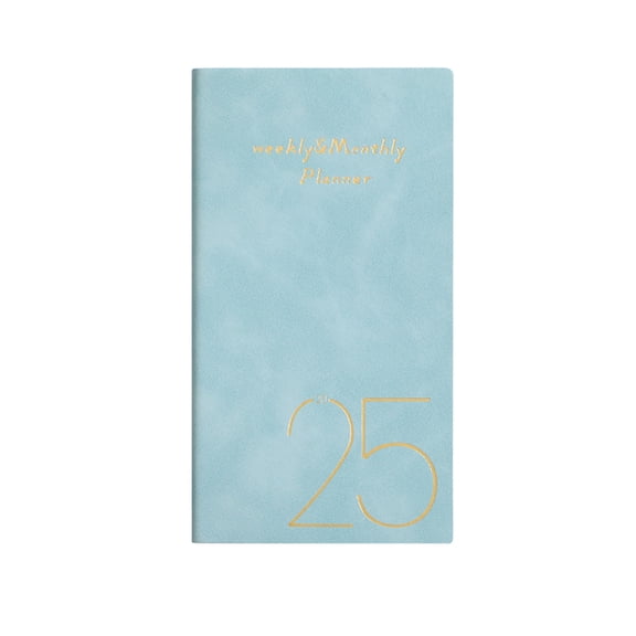 2025 Portable Daily Planner Calendar Notebook 365 Day Diary Notepad Schedule Book Weekly Appointment Book Time Management Weekly Planner