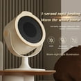 thumbnail image 1 of Portable Fast Heating Desktop Heater for Home Office Dorm - Energy Efficient, Compact & Lightweight, Ideal for Small Spaces Beige, 1 of 5