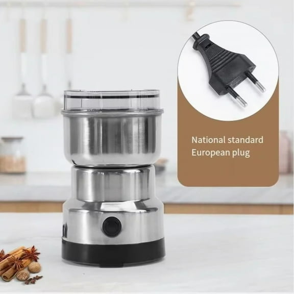 2025 Portable Electric Grinder for Baby Food Coffee Beans Spices Pepper Stainless Steel Ultra Fine Grinding Compact Home Use