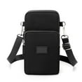 thumbnail image 1 of 2025 Prime Day Deals YZEGDCH Men Women Crossbody Bags Anti Theft Lightweight Hiking Backpack Cross Body Bag for Travel Hiking Gifts for Women Men,Black, 1 of 7