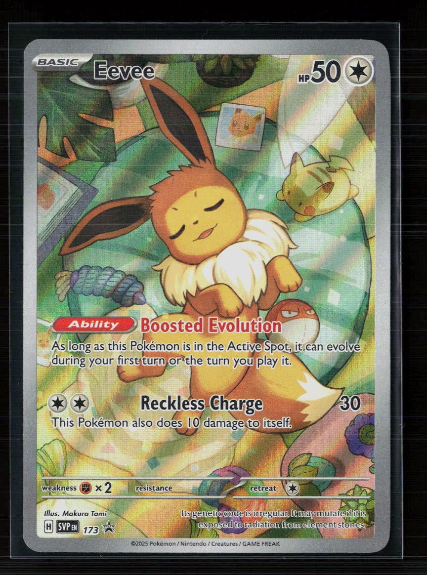 Pokemon Card Eevee Evolution