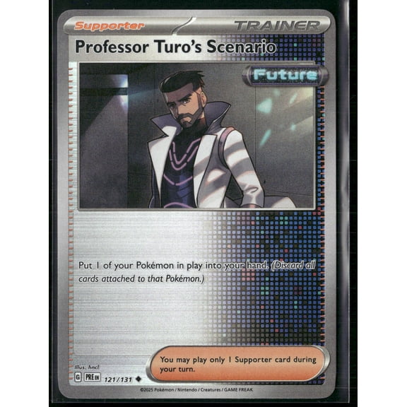 2025 Prismatic Evolutions Professor Turo's Scenario Pokeball Uncommon Poke Ball Pattern #121/131