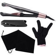 2025 Professional Barber Styling Iron - PTC Heating Curler/Straightener with US Plug Gray, 38x11x5cm