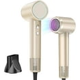 thumbnail image 1 of 2025 Professional High-Speed Blow Dryer - 3-Temp Thermo Control with Low-Noise Ceramic Technology(Gold), 1 of 5
