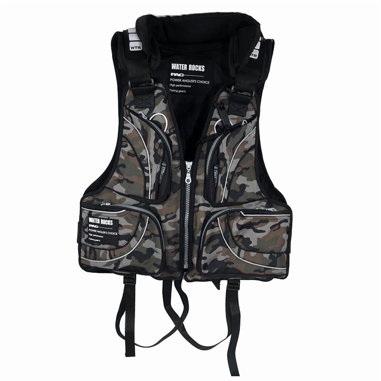 2025 Professional fishing life jacket, vest dual-purpose, collarless ...
