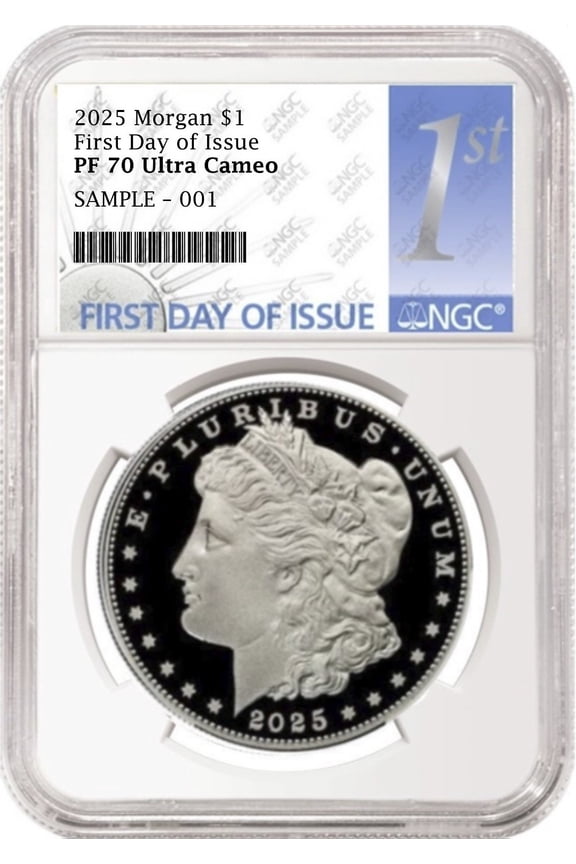 2025 Proof Morgan Silver Dollar NGC PF70 UC First Day of Issue 1st