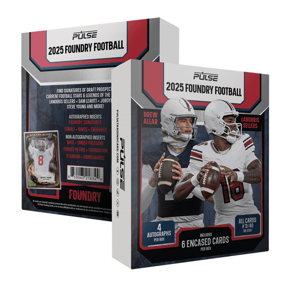 2025 Pulse Foundry Football Hobby Box - 4 Autographs Per Box