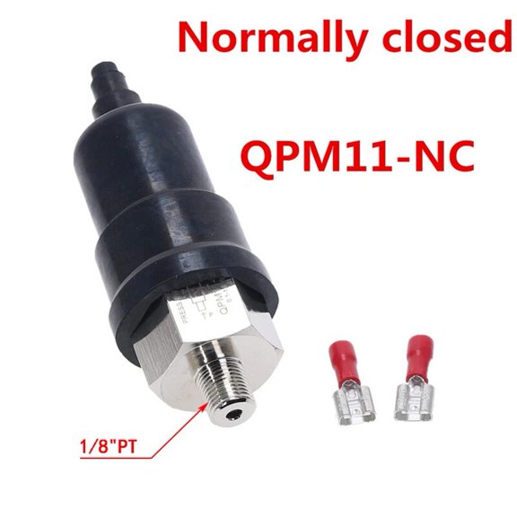 2025 QPM11-NC / QPM11-NO 1/8 1/4 PT Diaphragm Adjustable Controller Pressure Switch For Compressed Air Water Systems