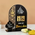 thumbnail image 1 of 2025 Ramadan Countdown Advent Calendar with Rotatable Wheel Eid Mubarak Table Ornament Islamic Muslim Party Decoration Kids Gift (Ramadan-J), 1 of 7