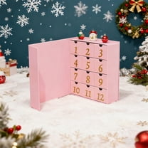 2025 Refillable Advent Calendar - 12 Empty Christmas Countdown Boxes for DIY Holiday Surprises, Customizable Paper Gift Calendar for Family Traditions