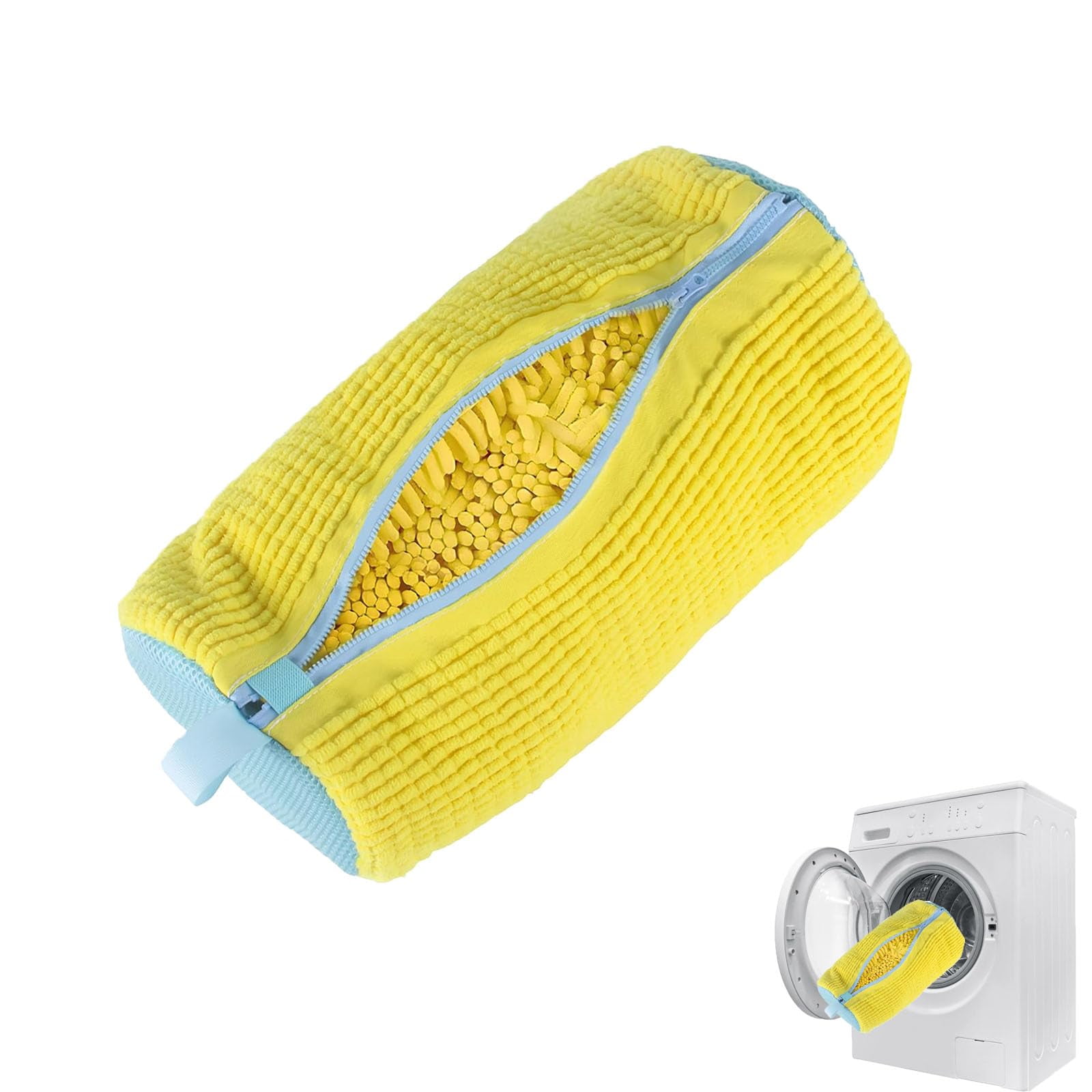 2025 Reusable Shoe Washing Bag for Washer/Dryer - Fits All Shoe Types, Laundry Protection Pouch.