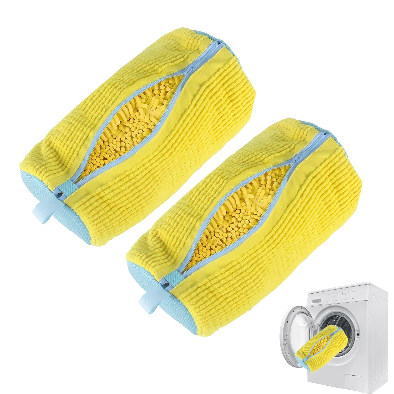 2025 Reusable Shoe Washing Bag for Washer/Dryer - Fits All Shoe Types, Laundry Protection Pouch.