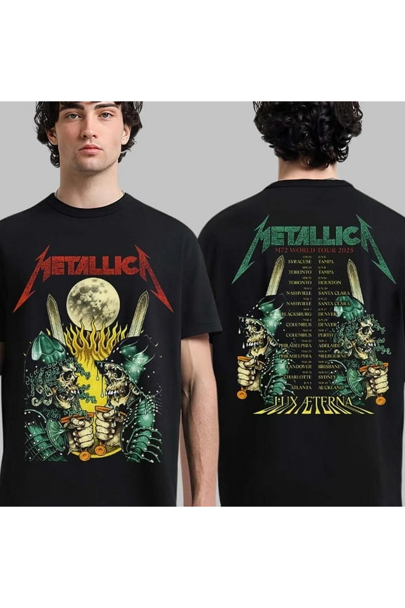 2025 Rock Tour Meta.llica Shirt, M72 Shirt World Tour Shirt, North America Concert Shirt, Rock & Roll Lovers