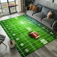 thumbnail image 1 of 2025 Rugby Field Rugby American Football Cartoon Rug for Living Room Bedroom Home Sofa ration Area Rug Non-slip Floor Mat, 1 of 5