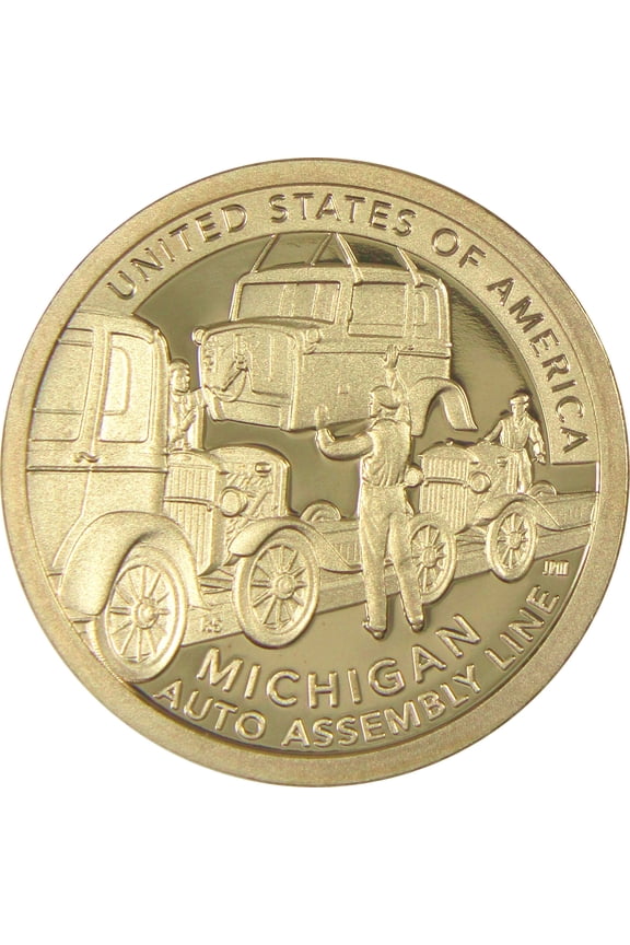 2025 S Auto Assembly Line American Innovation Dollar Proof $1 Coin