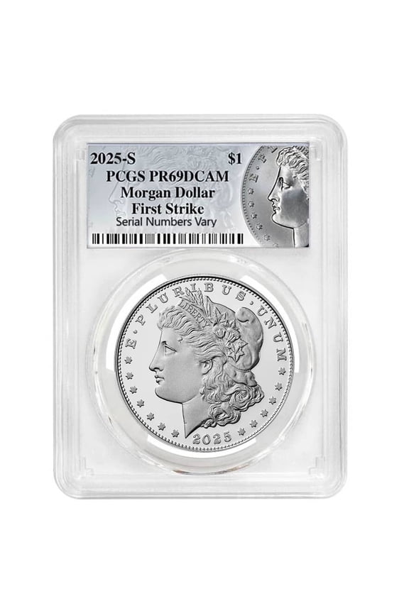 2025-S Morgan Silver Dollar Proof Coin PCGS PF 69 FS (Morgan Label)