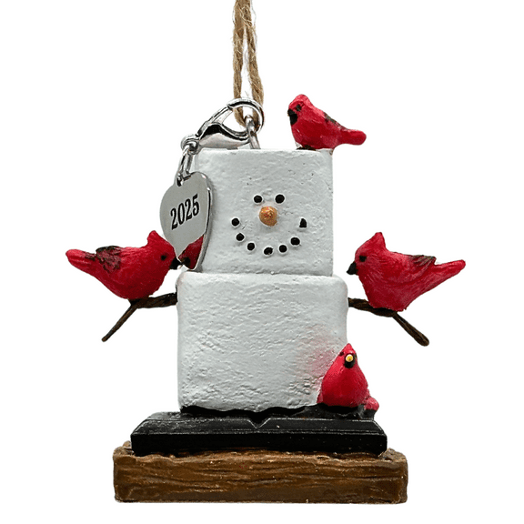 2025 S'mores Ornament - Cardinal