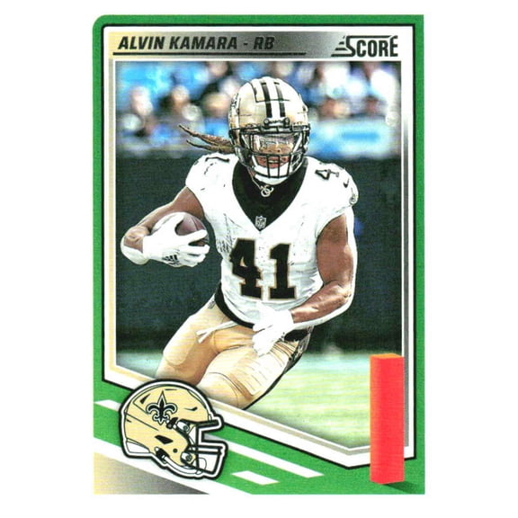 2025 SCORE #122 ALVIN KAMARA NEW ORLEANS SAINTS