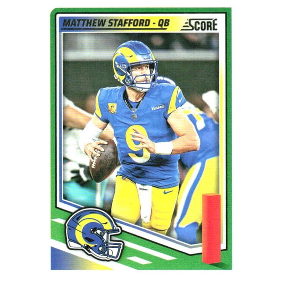 2025 SCORE #196 MATTHEW STAFFORD LOS ANGELES RAMS