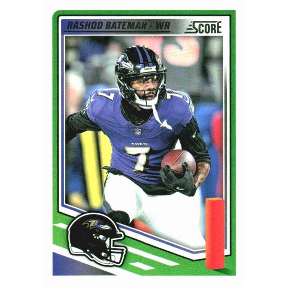 2025 SCORE #201 RASHOD BATEMAN BALTIMORE RAVENS