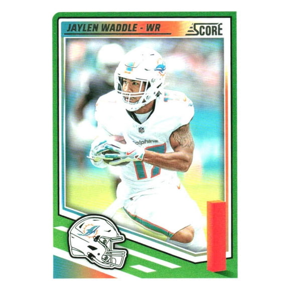2025 SCORE #215 JAYLEN WADDLE MIAMI DOLPHINS
