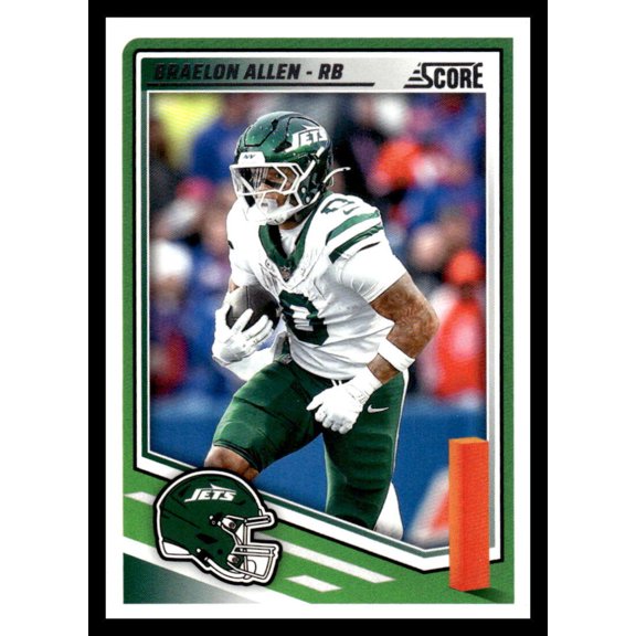 2025 SCORE #273 BRAELON ALLEN NEW YORK JETS