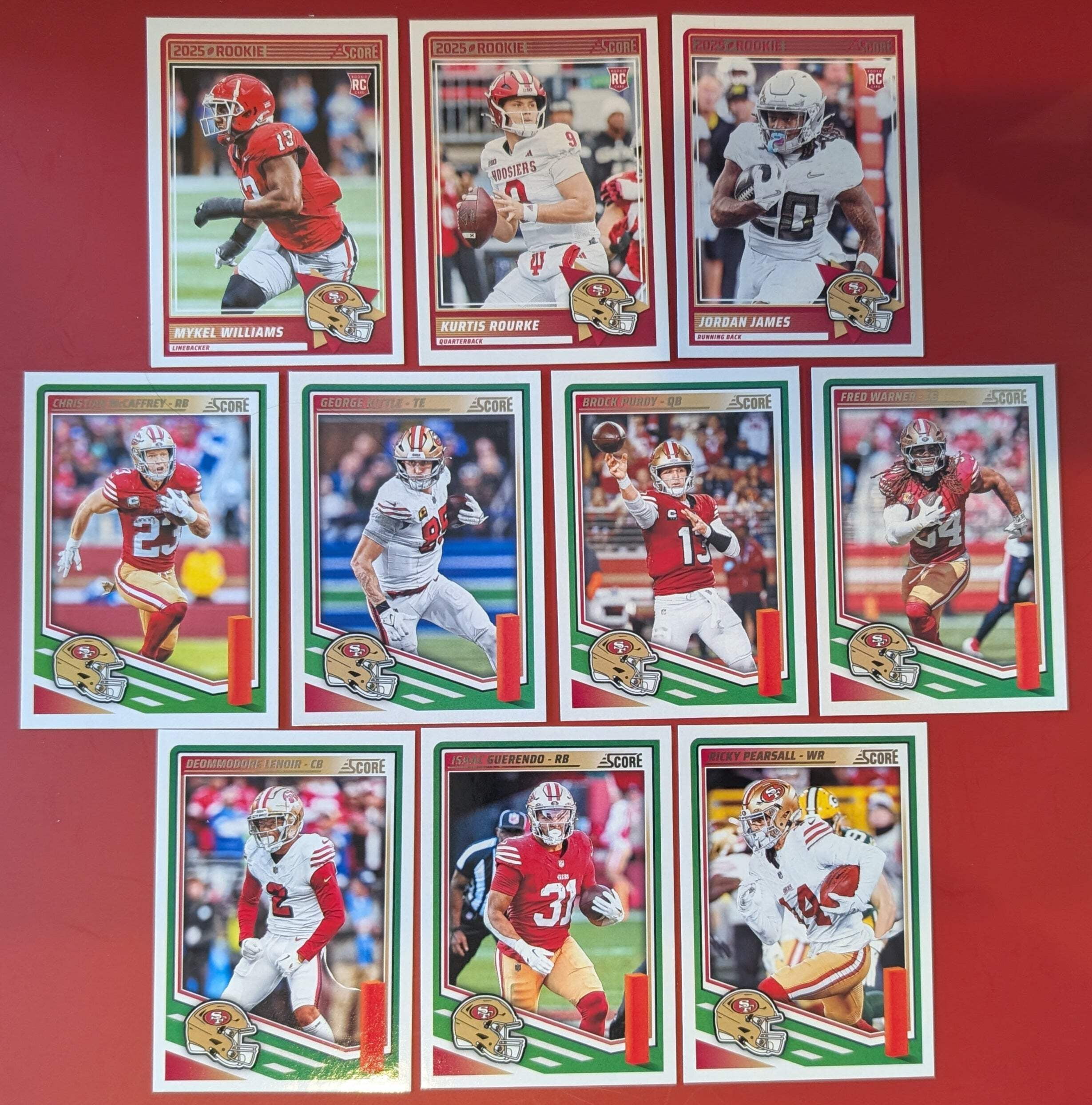 2025 SCORE 49ers Team Set Brock Purdy CMAC Deebo Rice - Walmart.com