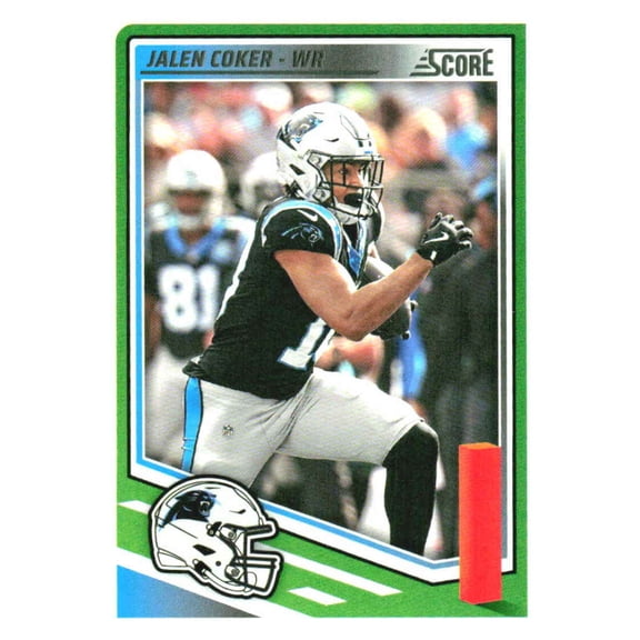 2025 SCORE #74 JALEN COKER CAROLINA PANTHERS