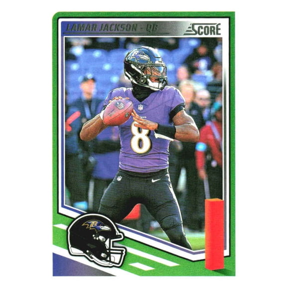 2025 SCORE #75 LAMAR JACKSON BALTIMORE RAVENS