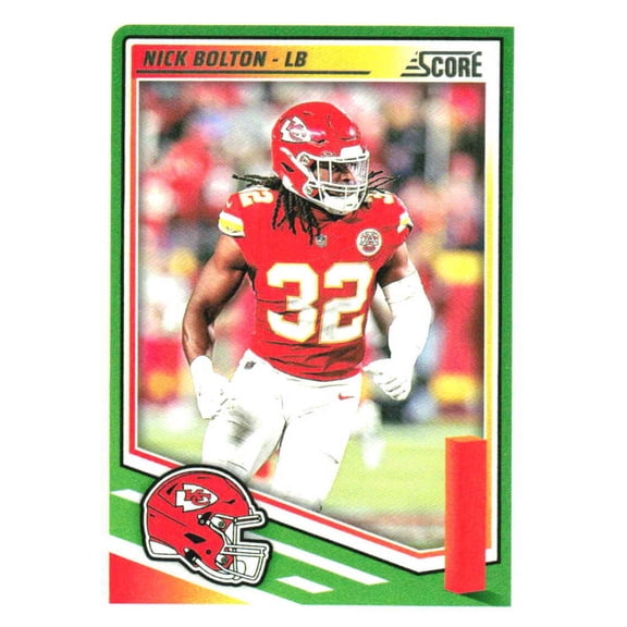 2025 SCORE #9 NICK BOLTON KANSAS CITY CHIEFS