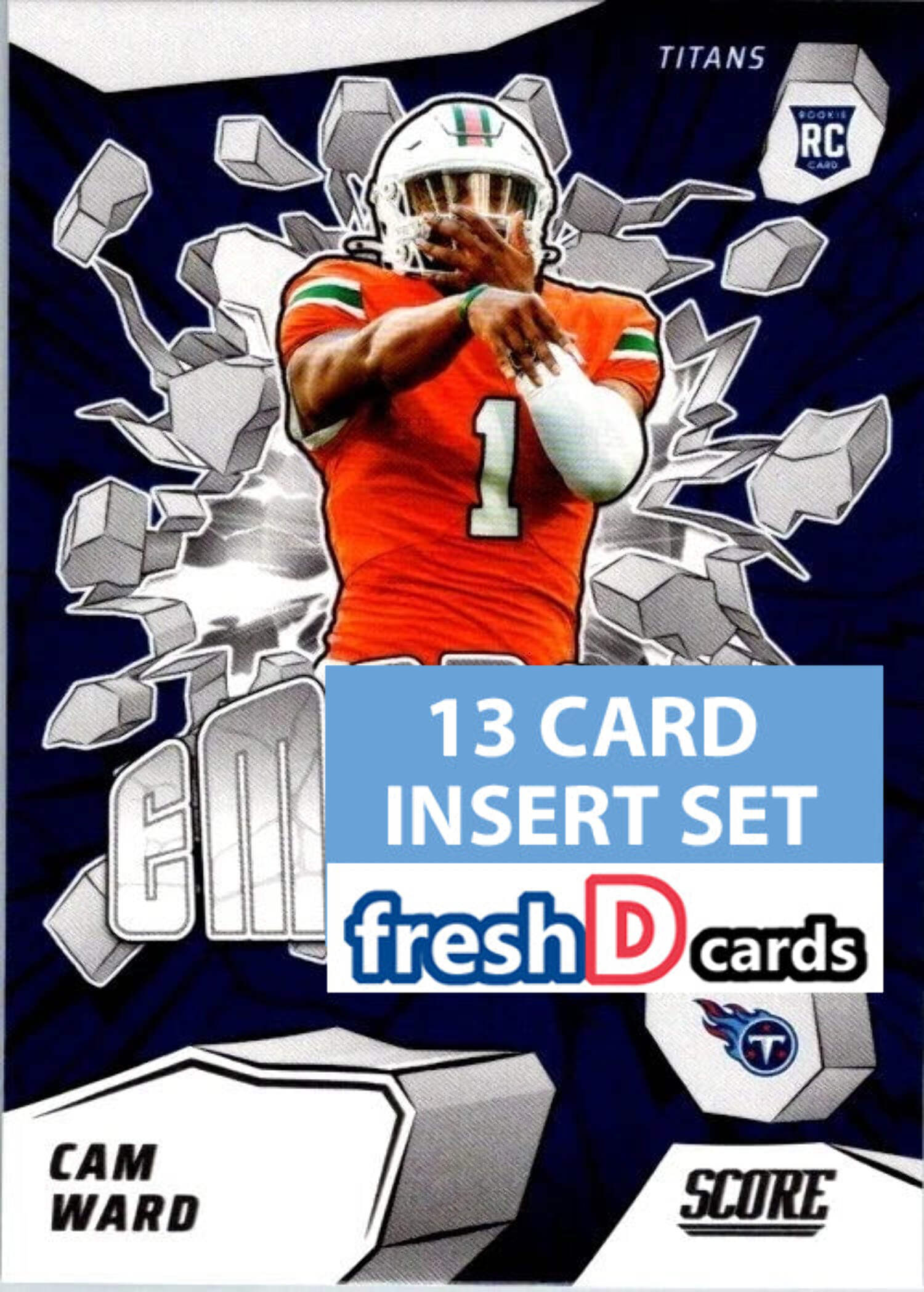 2025 SCORE Emerged Insert Set Cam Ward Shedeur Sanders Jayden Daniels ...