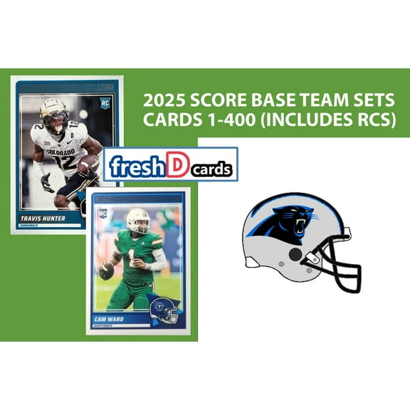 2025 SCORE Carolina Panthers Team Set Bryce Young