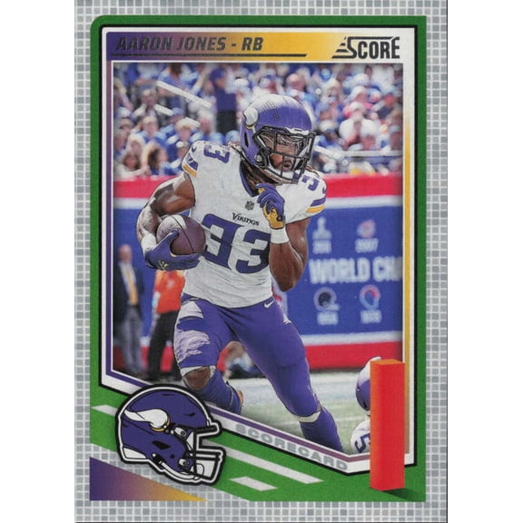 2025 SCORE SCORECARD #11 AARON JONES MINNESOTA VIKINGS