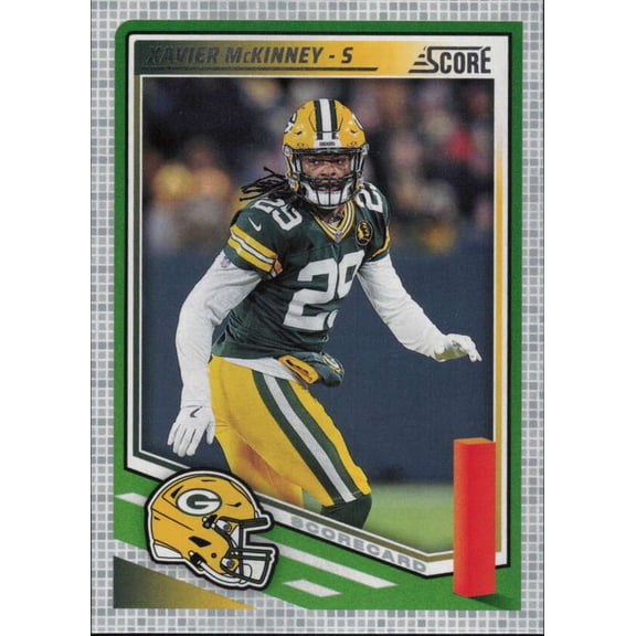 2025 SCORE SCORECARD #227 XAVIER MCKINNEY GREEN BAY PACKERS